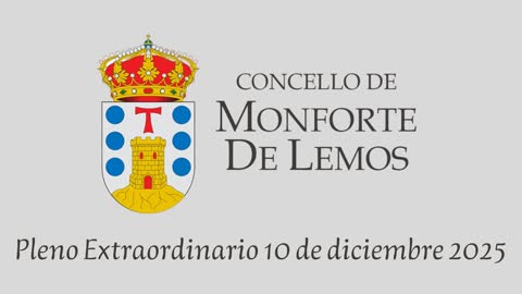 Pleno extraordinario Diciembre 2025