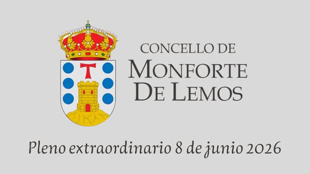 poster Pleno extraordinario Junio 2026